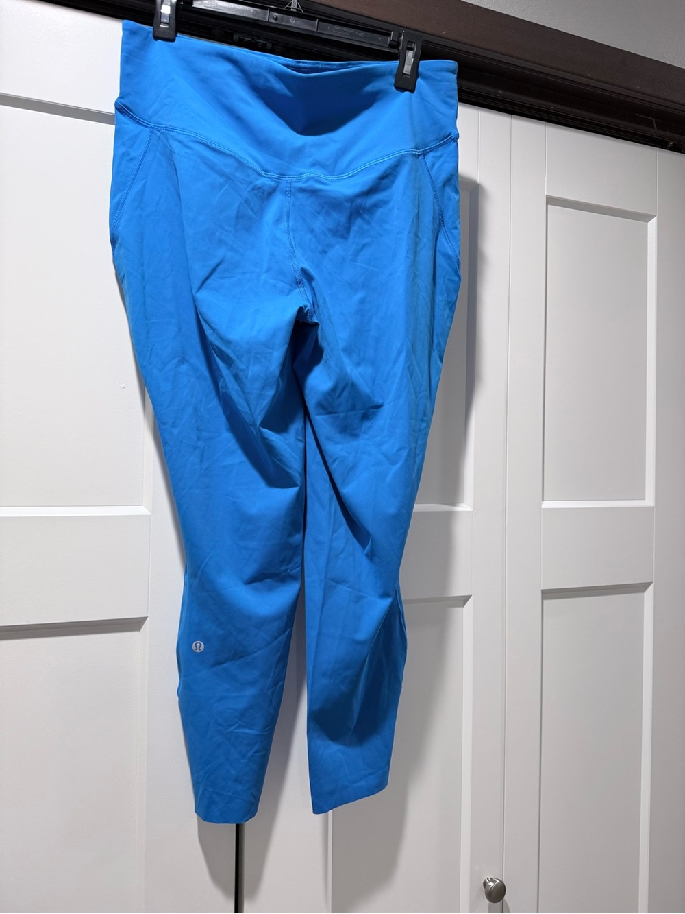 Bright Blue Lululemon Capri Leggings
